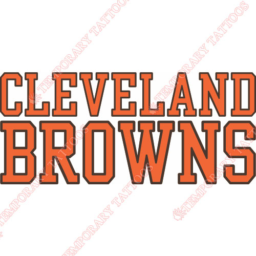 Cleveland Browns Customize Temporary Tattoos Stickers NO.481